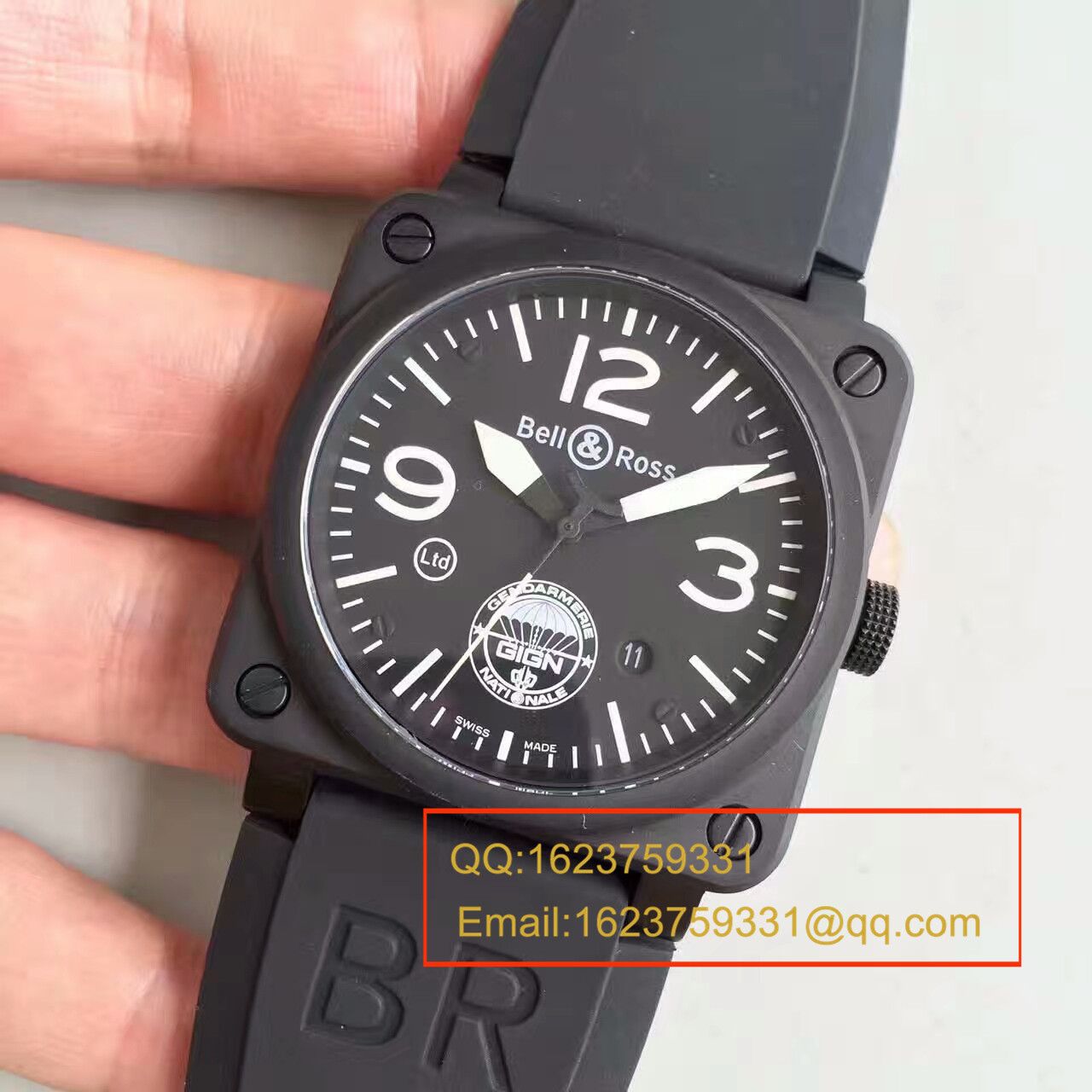   BR  柏莱仕法国国家宪兵特勤队设计制造GIGN 专属特别版腕表 BR03-92 / BL012