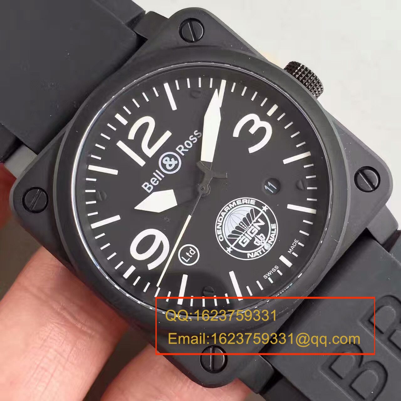  BR  柏莱仕法国国家宪兵特勤队设计制造GIGN 专属特别版腕表 BR03-92 / BL012