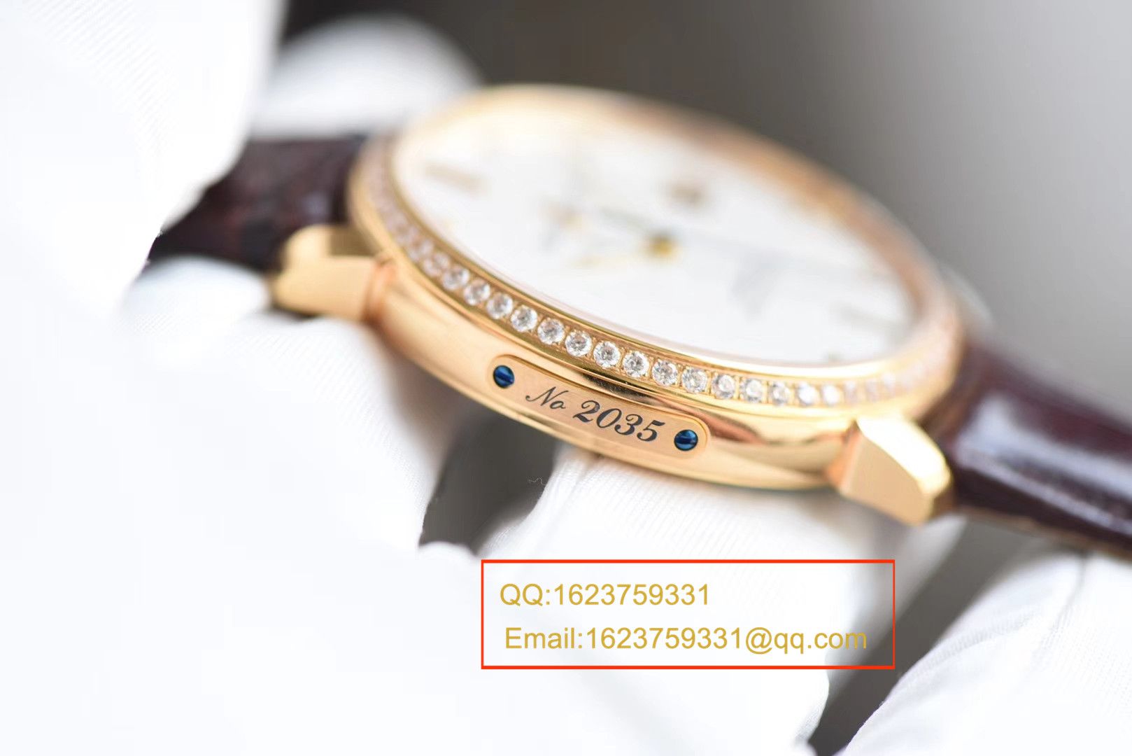   FK  雅典鎏金系列8156-111-2/92 表圈镶钻腕表 / YD011