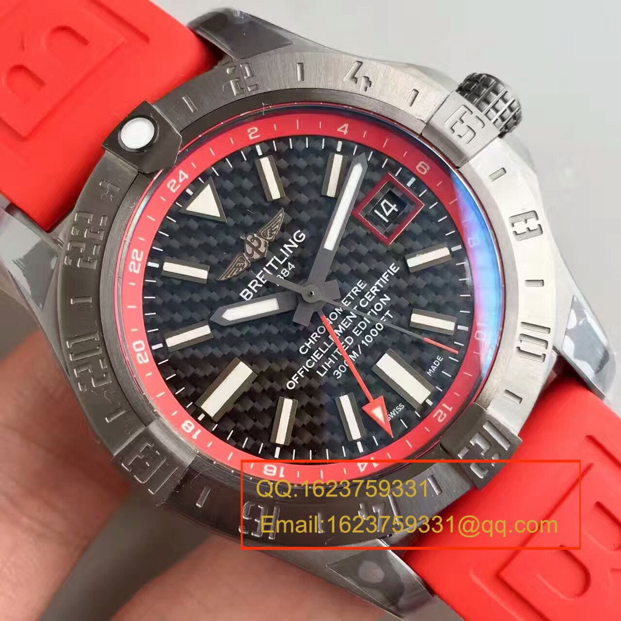 GF全新百年灵复仇者二代世界时间黑钢中国大陆限量版(Avenger II GMT Blacksteel China Edition) / BL013 GF全新百年灵复仇者二代世界时间黑钢中国大陆限量版(Avenger II GMT Blacksteel China Edition) / BL013