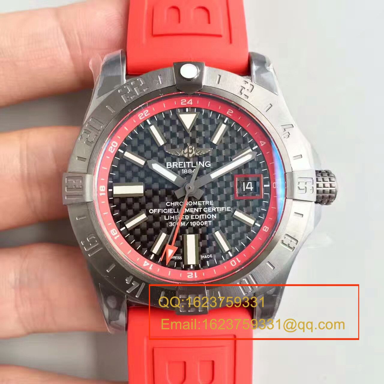 GF全新百年灵复仇者二代世界时间黑钢中国大陆限量版(Avenger II GMT Blacksteel China Edition) / BL013 GF全新百年灵复仇者二代世界时间黑钢中国大陆限量版(Avenger II GMT Blacksteel China Edition) / BL013