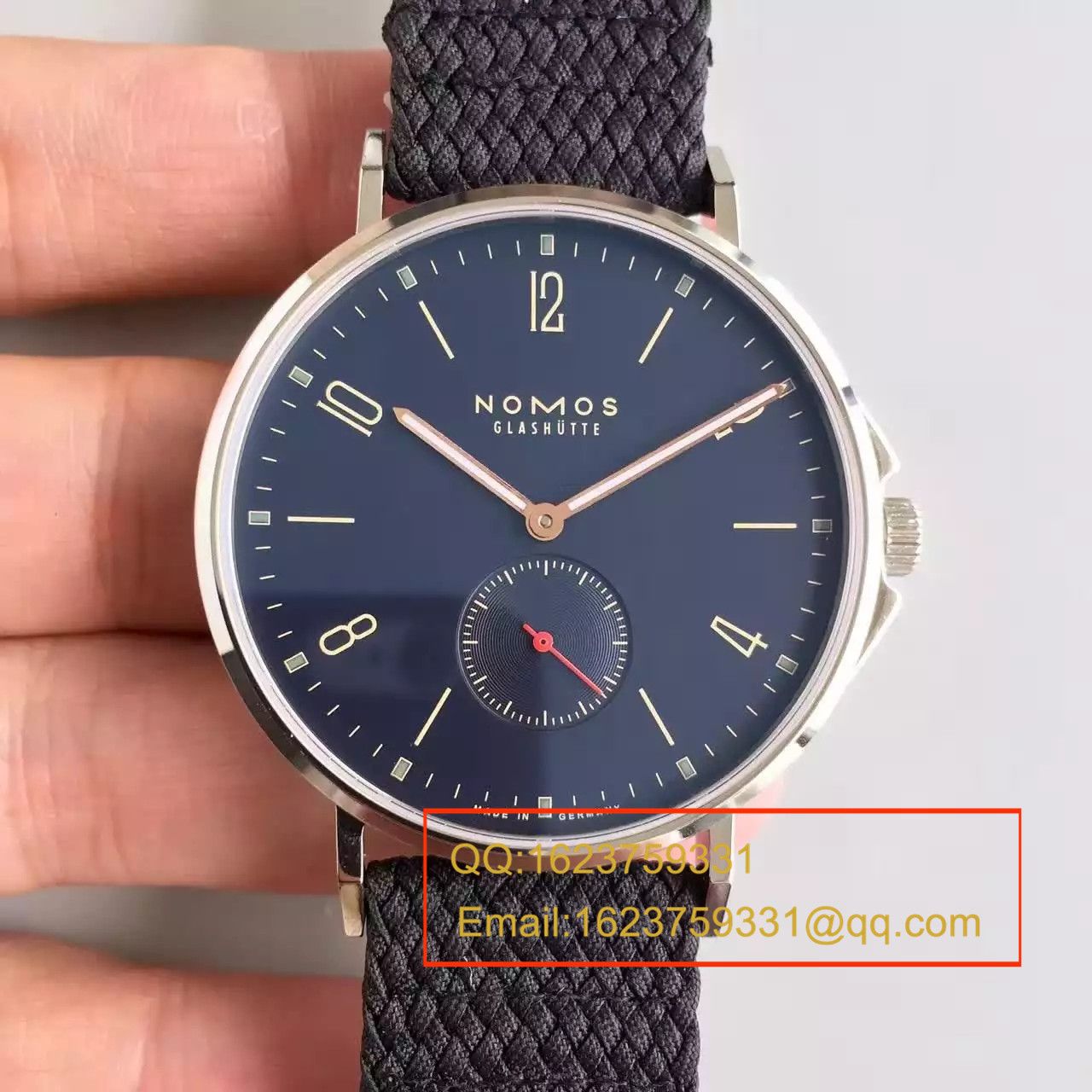   OS厂NOMOS（诺莫斯）Ahoi系列 550/551/552/553首款潜水表搭配尼龙带腕表 / NO001