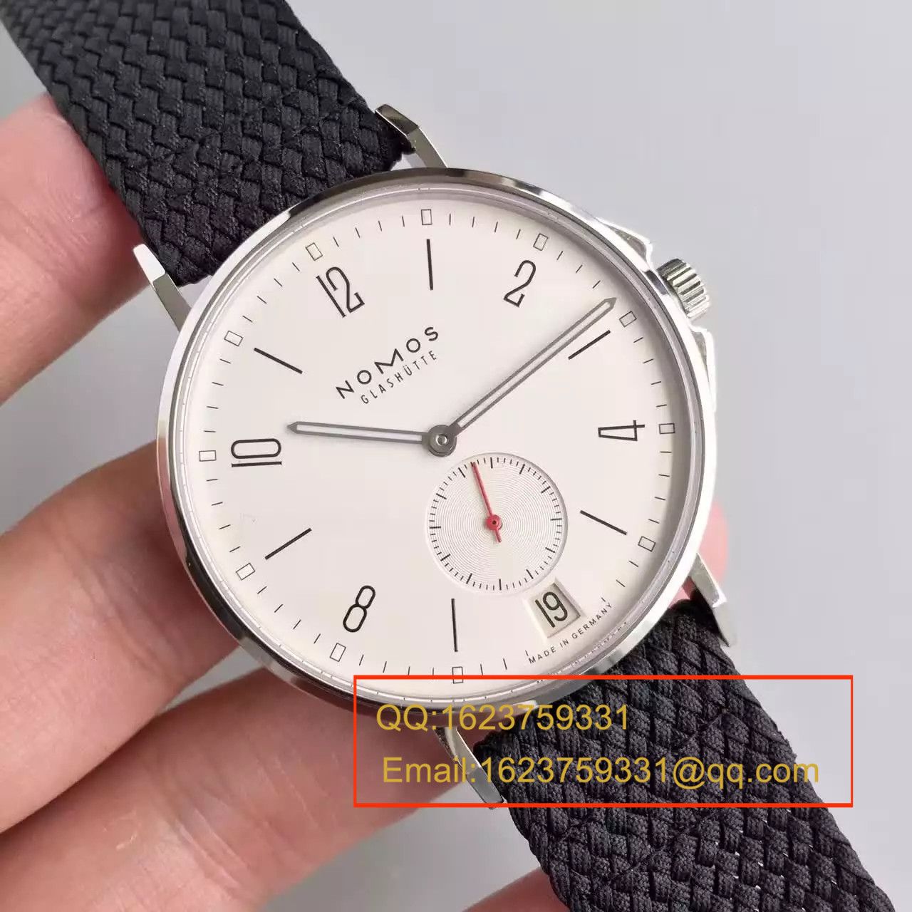   OS厂NOMOS（诺莫斯）Ahoi系列 550/551/552/553首款潜水表搭配尼龙带腕表 / NO001
