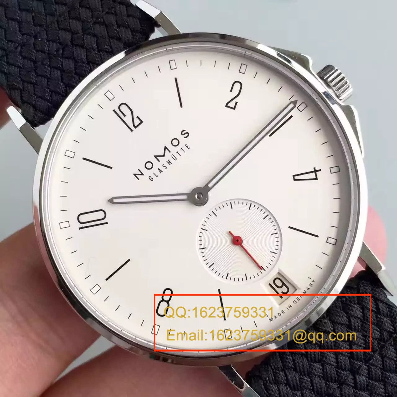   OS厂NOMOS（诺莫斯）Ahoi系列 550/551/552/553首款潜水表搭配尼龙带腕表 / NO001