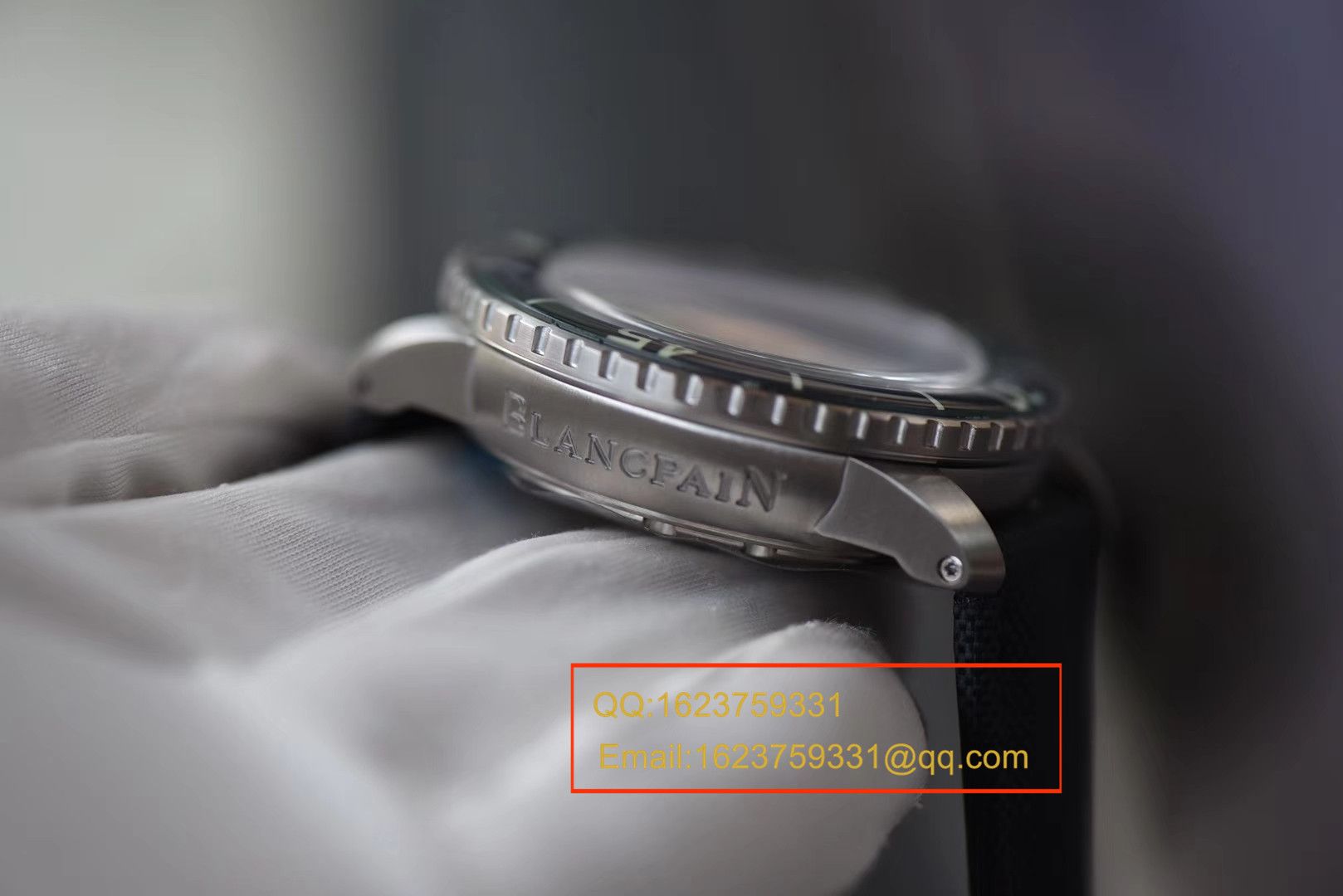 视频评测ZF  宝珀Blancpain 五十噚超薄机芯系列 5015D-1140-52B蓝面腕表 / BP035