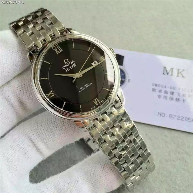   实拍图鉴赏  MK厂之欧米茄碟飞系列424.13.40.20.02.001商务正装男表 / M218