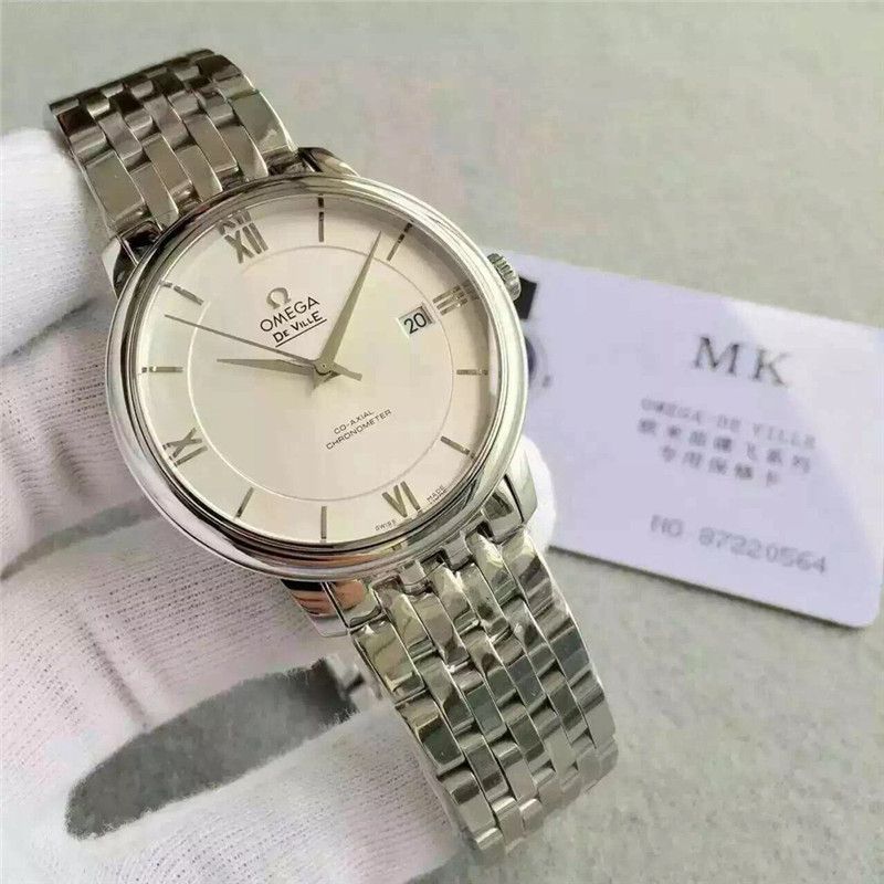   实拍图鉴赏  MK厂之欧米茄碟飞系列424.13.40.20.02.001商务正装男表 / M218
