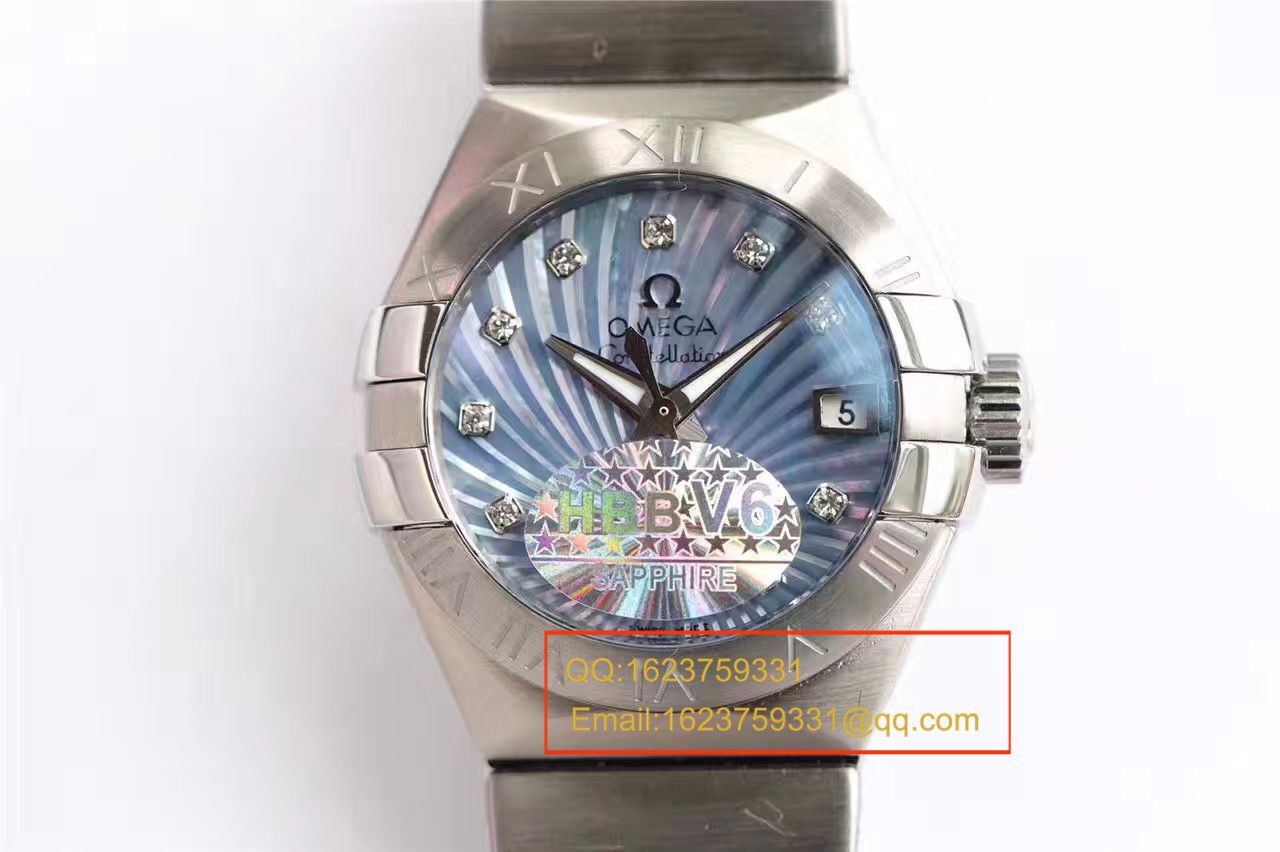   HBBV6厂腕表  欧米茄星座系列PLUMA轻羽腕表123.10.27.20.57.001女士机械 / M287