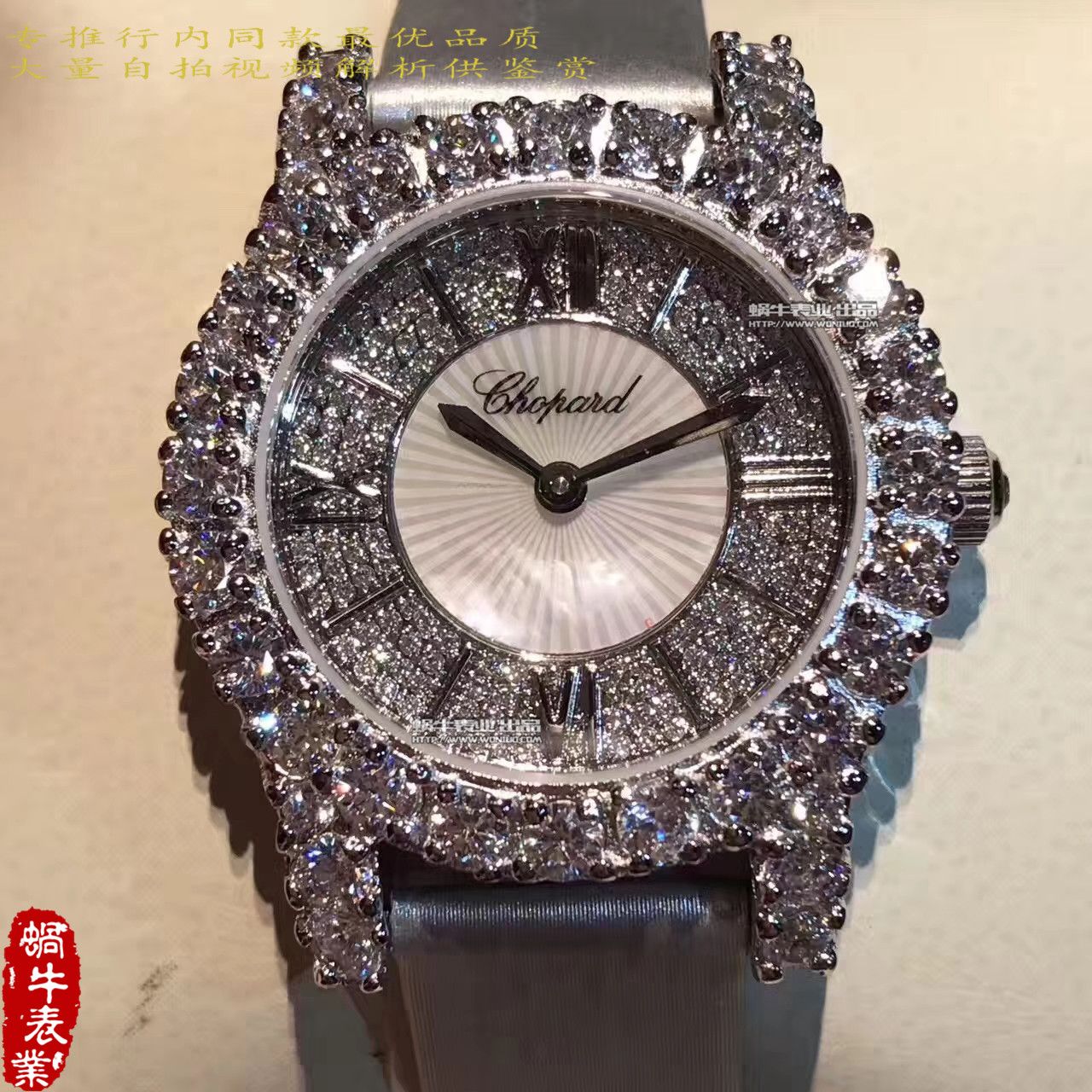   萧邦钻石手表139419高品质  萧邦钻石手表系列139419-1001女士腕表 / XB012