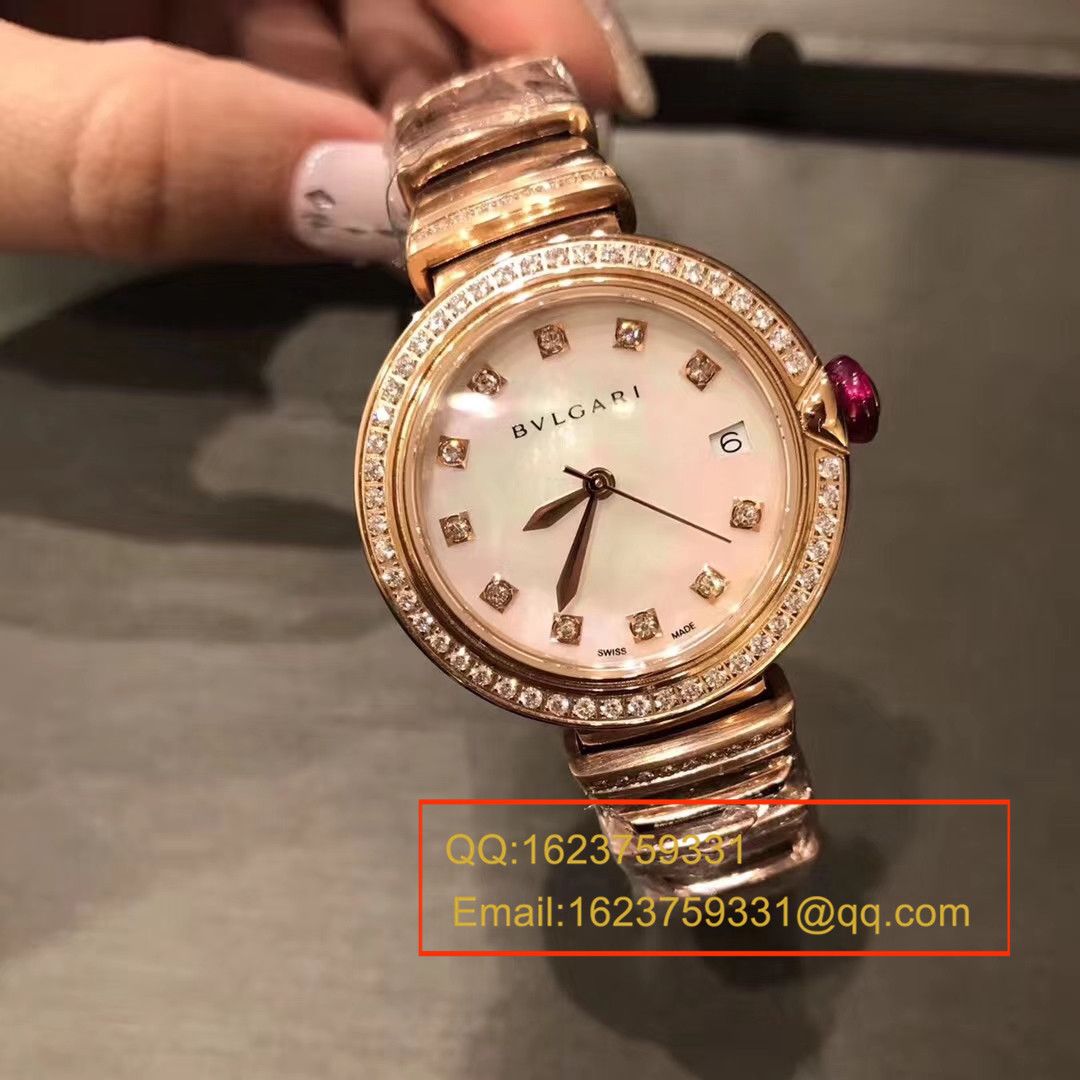   BV厂精  宝格丽LVCEA系列102198 LU33WSPGSPGD/11女士腕表 / BG017