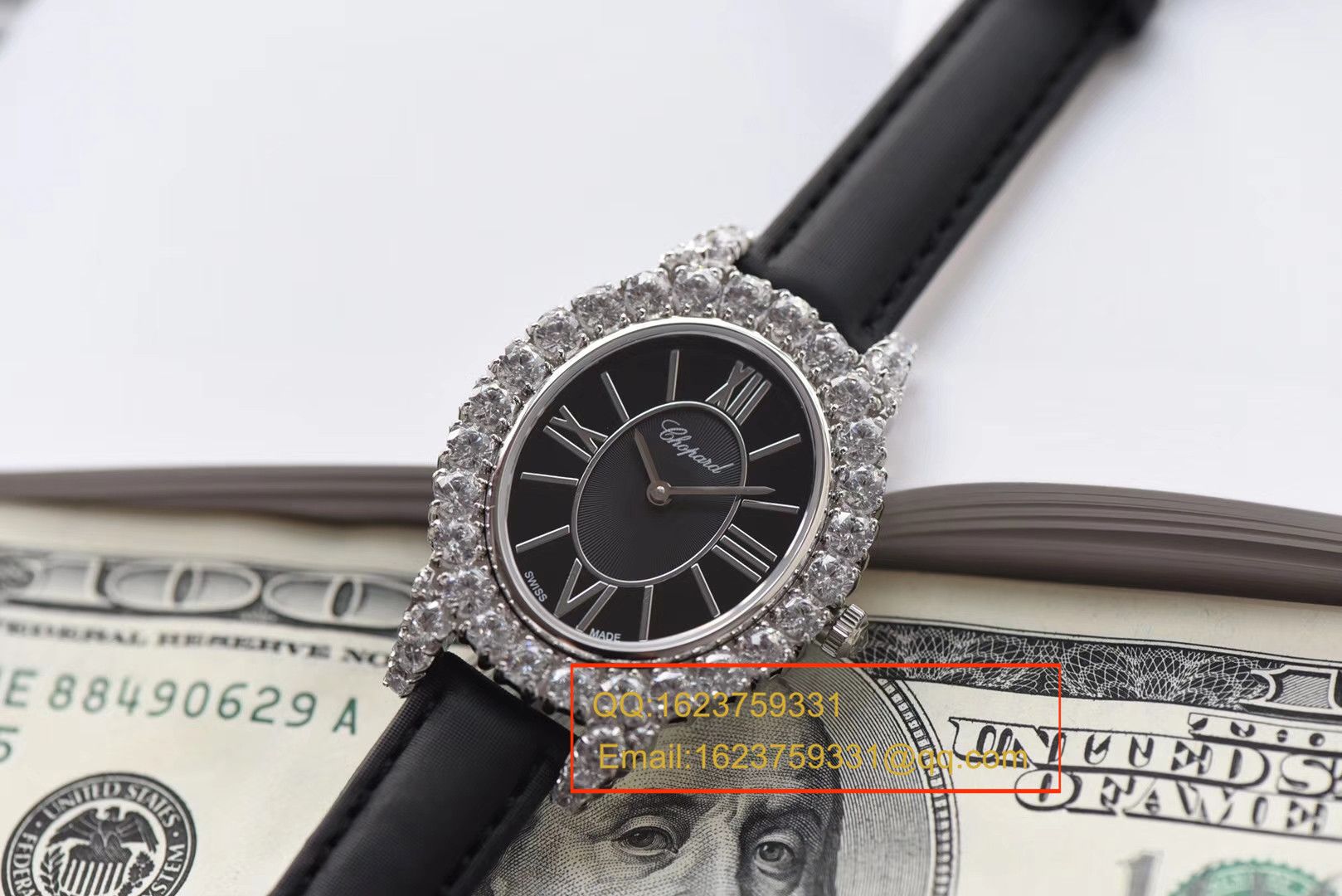 Chopard萧邦鸟巢女士腕表- 奢华手工镶石～品质气质鹅蛋表型 / XBAH014