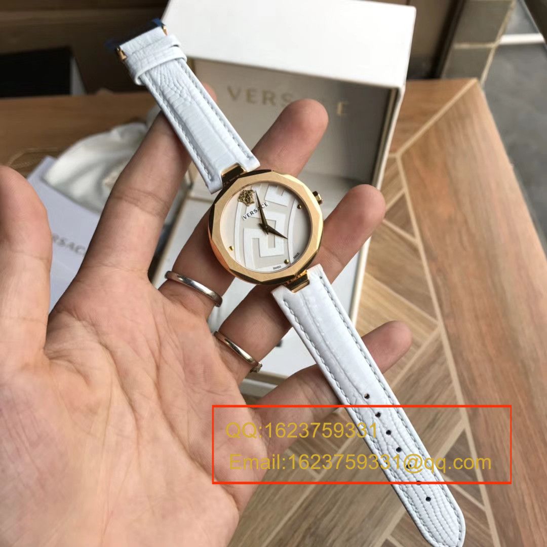   香港原单 支持专柜验货  original Versace！最新款范思哲石英女表 / Ver01