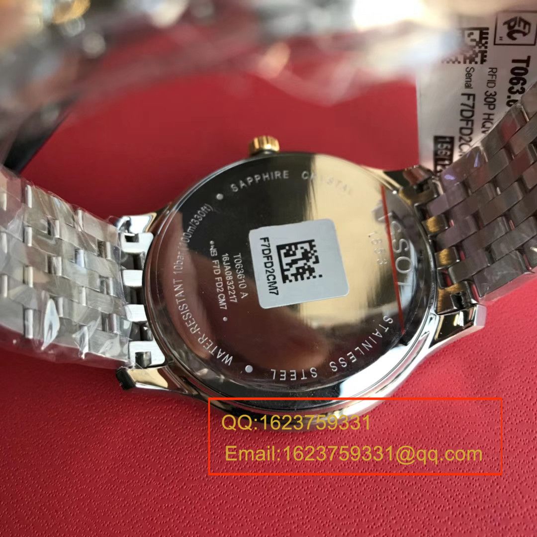   香港原单 支持专柜验货  original Tissot,全原天梭，T063俊雅系列、T055系列男表 / TS 01