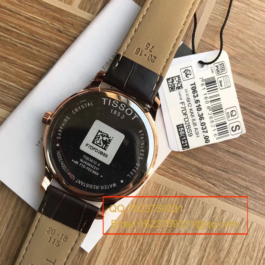   香港原单 支持专柜验货  original Tissot,全原天梭，T063俊雅系列、T055系列男表 / TS 01