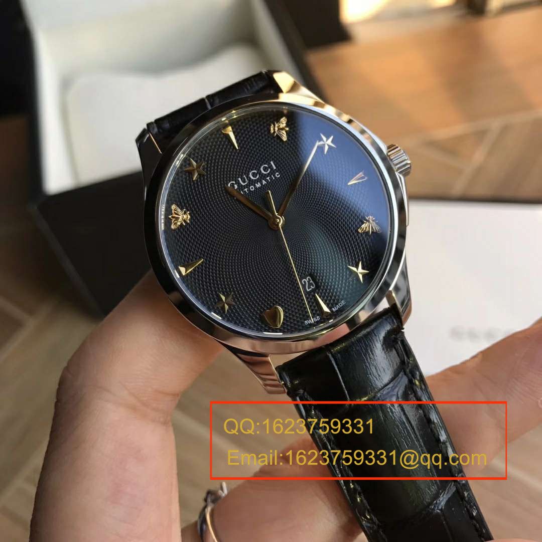   香港原单 支持专柜验货  original Gucci，最新（古 驰）小蜜蜂机械表，李宇春同款 / Gucci 04