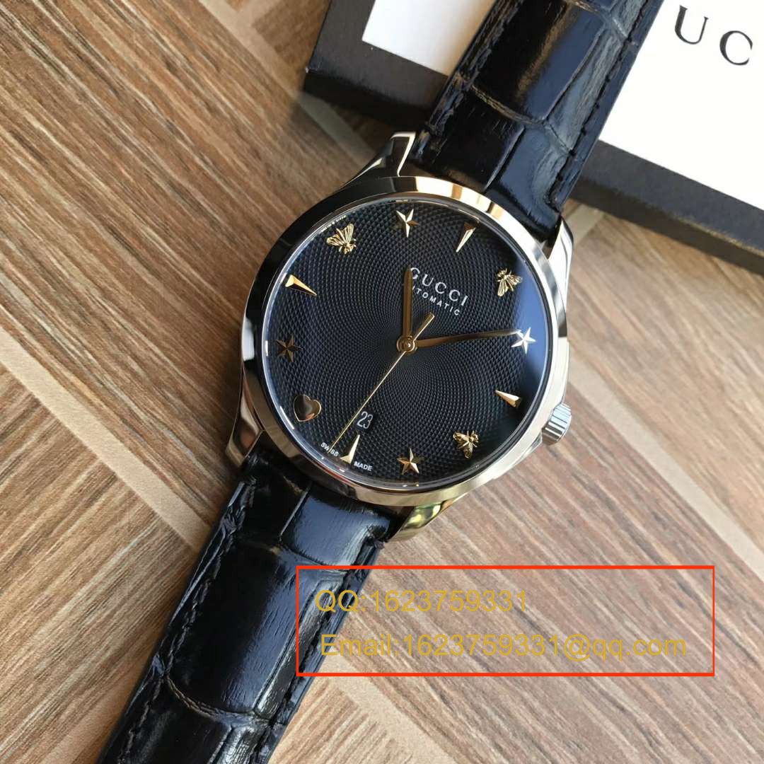  香港原单 支持专柜验货  original Gucci，最新（古 驰）小蜜蜂机械表，李宇春同款 / Gucci 04