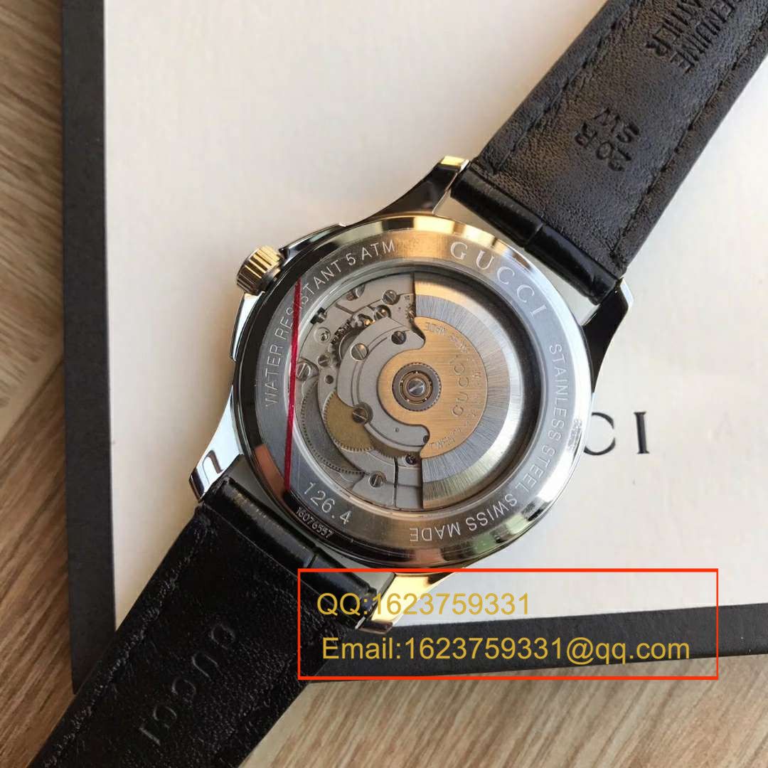   香港原单 支持专柜验货  original Gucci，最新（古 驰）小蜜蜂机械表，李宇春同款 / Gucci 04