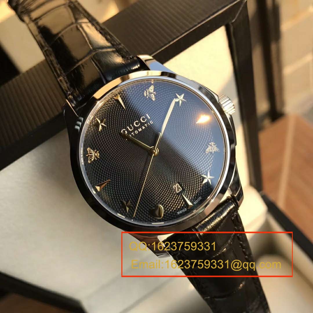   香港原单 支持专柜验货  original Gucci，最新（古 驰）小蜜蜂机械表，李宇春同款 / Gucci 04