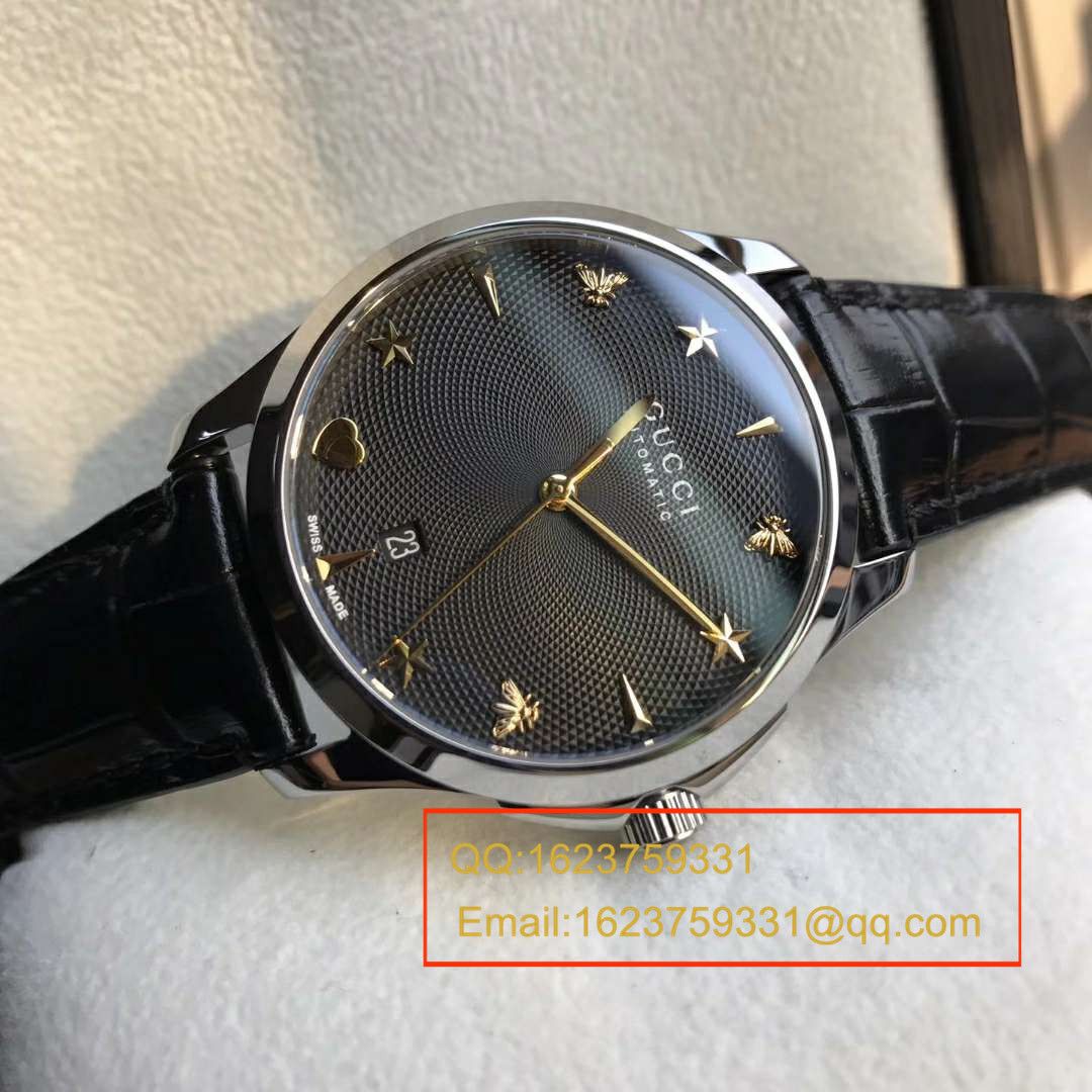   香港原单 支持专柜验货  original Gucci，最新（古 驰）小蜜蜂机械表，李宇春同款 / Gucci 04