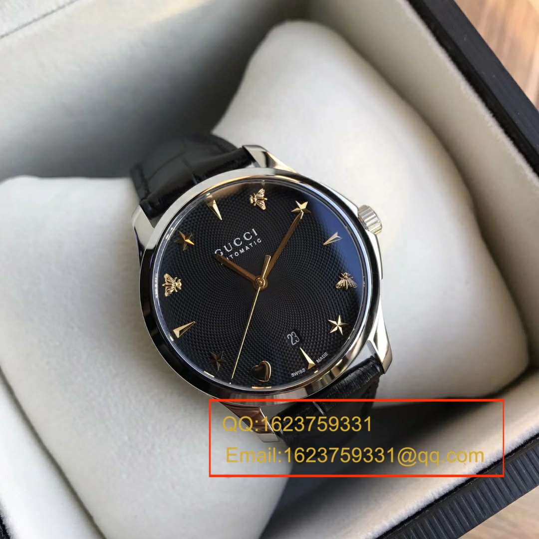   香港原单 支持专柜验货  original Gucci，最新（古 驰）小蜜蜂机械表，李宇春同款 / Gucci 04