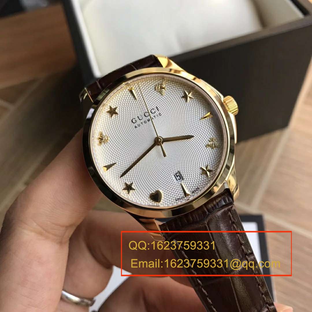   香港原单 支持专柜验货  original Gucci，最新（古 驰）小蜜蜂机械表，李宇春同款 / Gucci 04