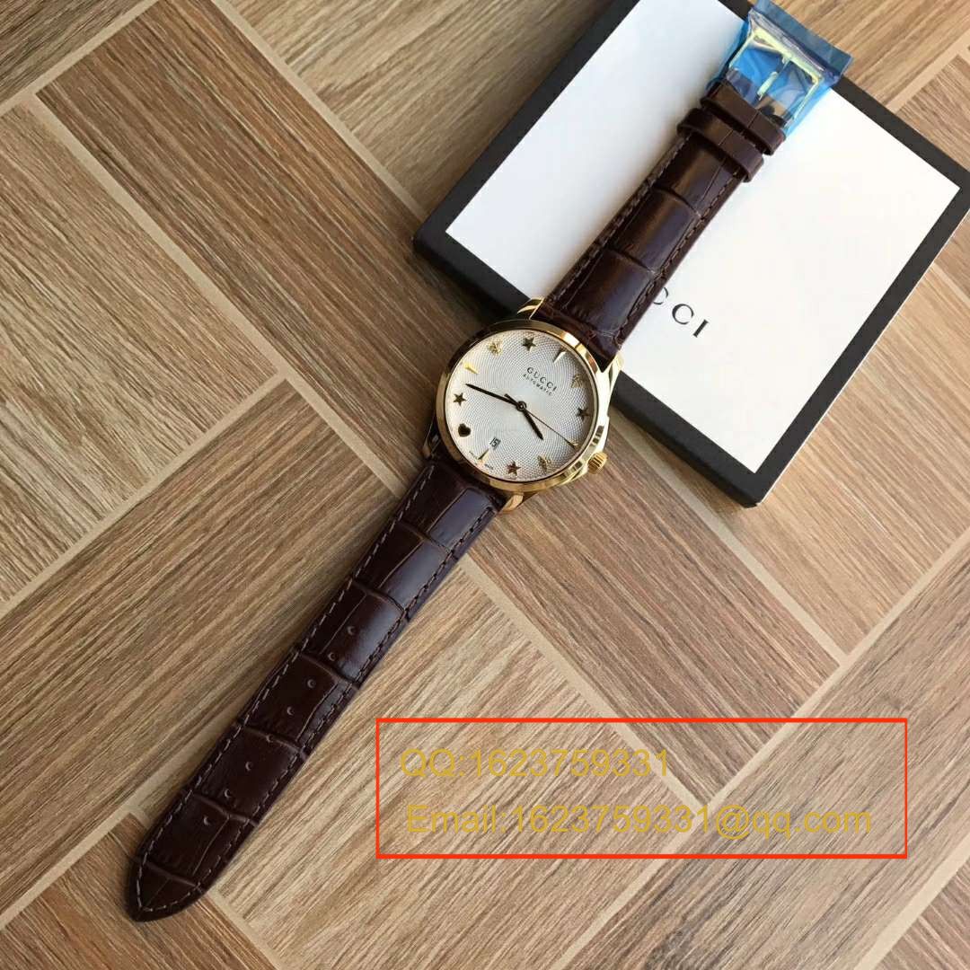   香港原单 支持专柜验货  original Gucci，最新（古 驰）小蜜蜂机械表，李宇春同款 / Gucci 04