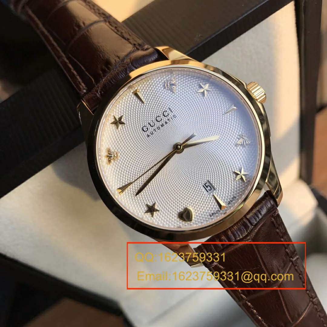   香港原单 支持专柜验货  original Gucci，最新（古 驰）小蜜蜂机械表，李宇春同款 / Gucci 04