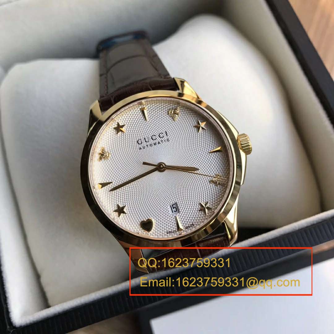   香港原单 支持专柜验货  original Gucci，最新（古 驰）小蜜蜂机械表，李宇春同款 / Gucci 04