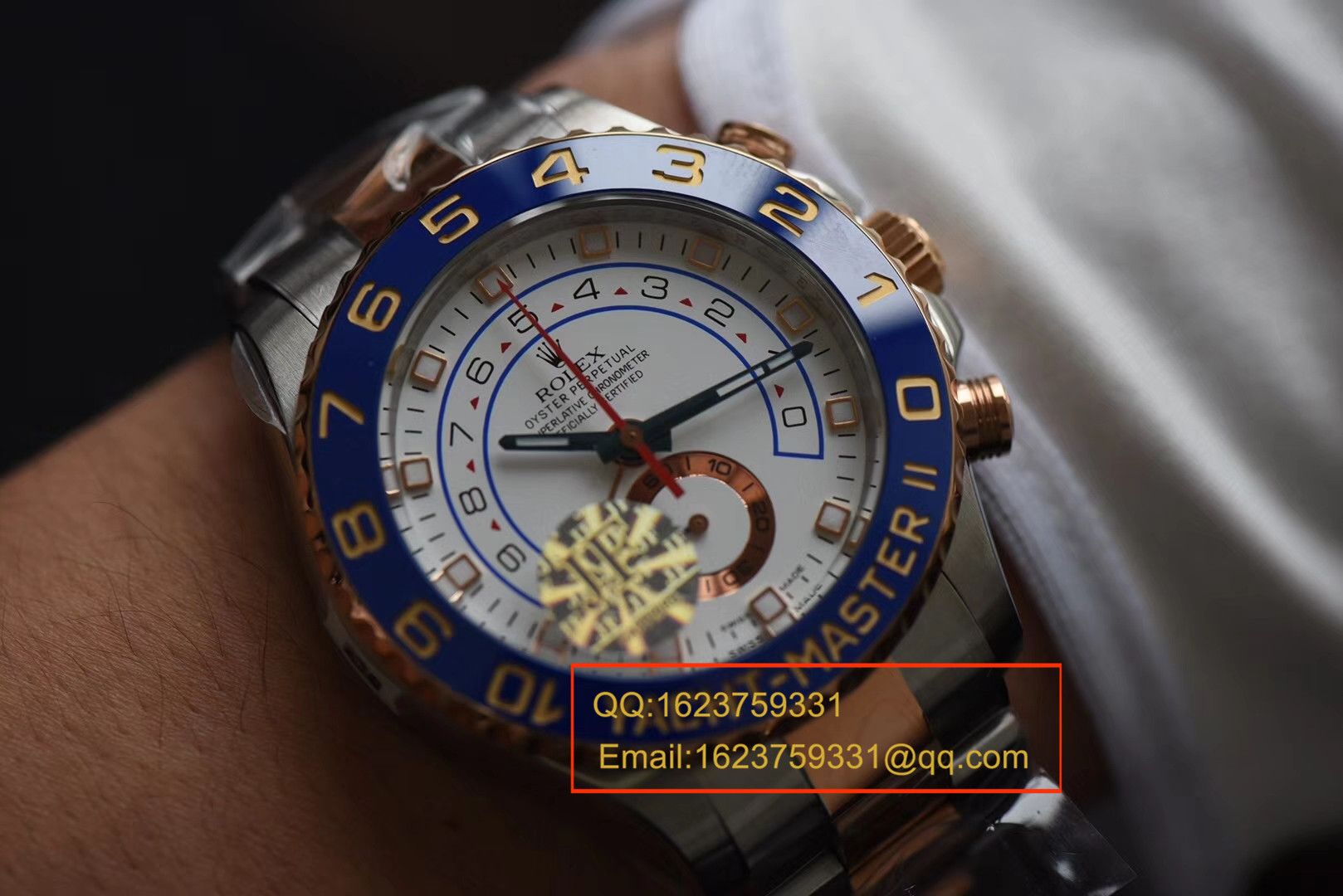   JF  劳力士游艇名仕型II YM2系列116681-78211 白盘腕表 / R040