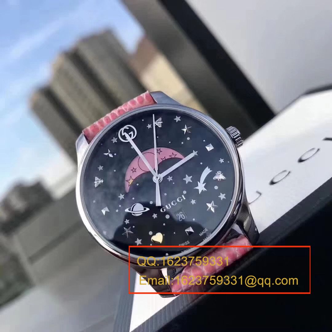 独家视频评测  原单正品  独家一手渠道货!Gucci专柜最新月相石英女表 / GUCCI 06   独家视频评测  原单正品  独家一手渠道货!Gucci专柜最新月相石英女表 / GUCCI 06