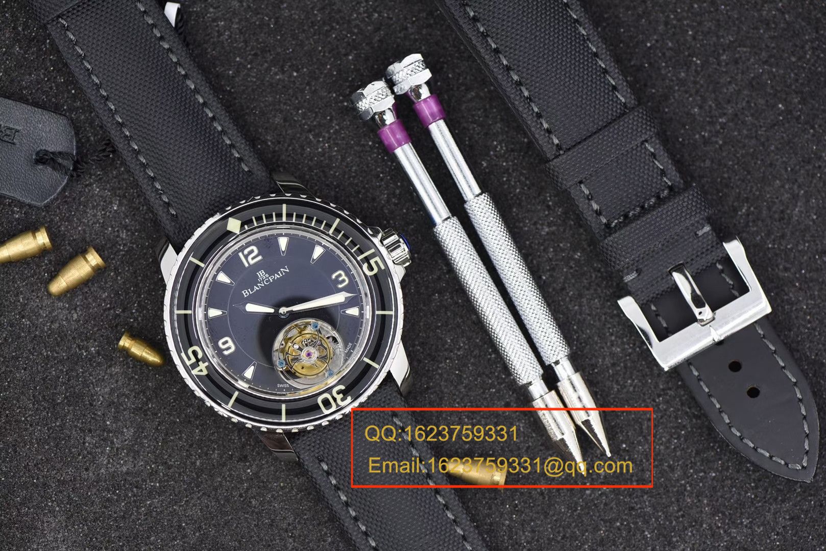 视频评测ZF  宝珀五十噚系列陀飞轮腕表 / BPDH036