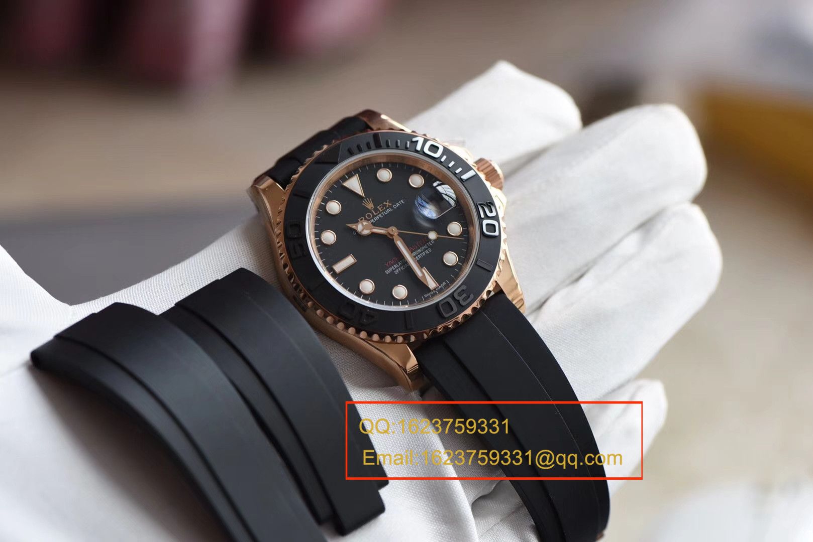 视频评测JF高劳力士游艇名仕型系列116655-Oysterflex bracelet男士腕表 / R087