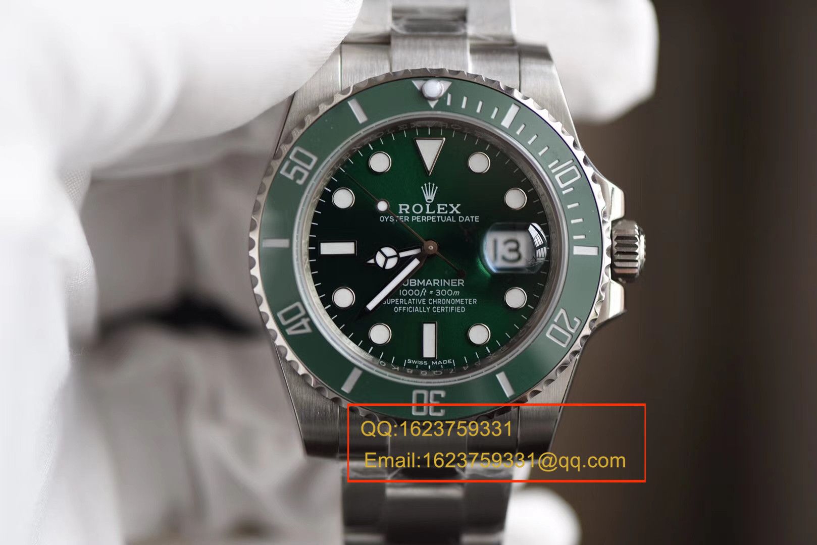   视频测评N厂最新V7版本绿水鬼  劳力士潜航者型系列116610LV-97200 绿盘腕表(绿水鬼) / R106