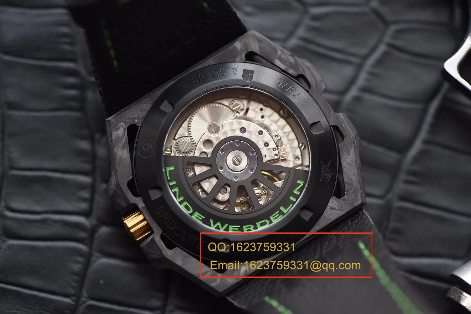   XF厂瑞士钟表制造商 Linde Werdelin （林德维纳）SPIDOLITE TECH GREEN watch / 林德维纳LDWBA01