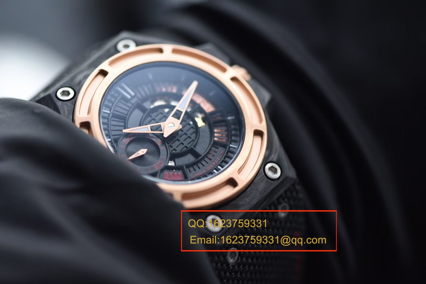   XF厂瑞士钟表制造商 Linde Werdelin （林德维纳）SPIDOLITE TECH GREEN watch / 林德维纳LDWBA01