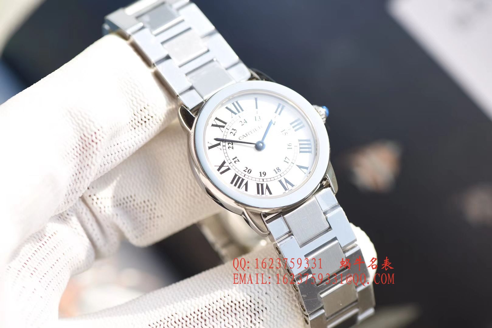   K11  卡地亚RONDE DE CARTIER 伦敦SOLO系列W6701004、WSRN0012女士石英腕表 / KAD079