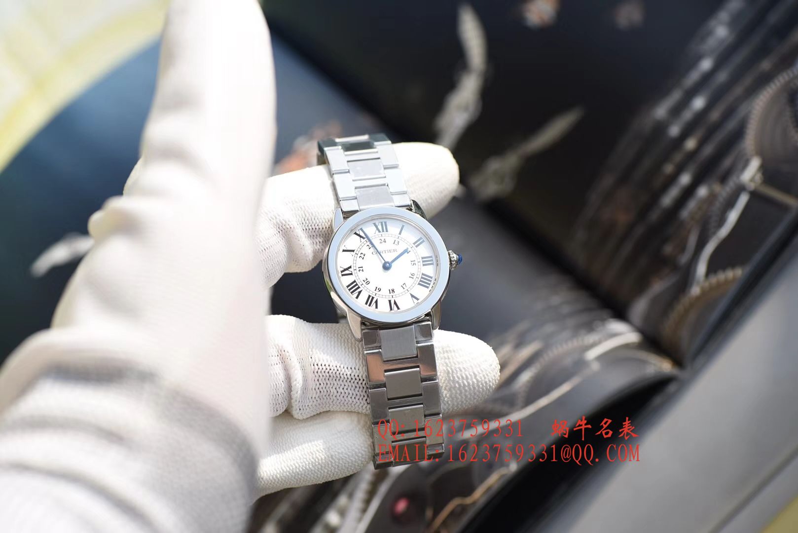   K11  卡地亚RONDE DE CARTIER 伦敦SOLO系列W6701004、WSRN0012女士石英腕表 / KAD079