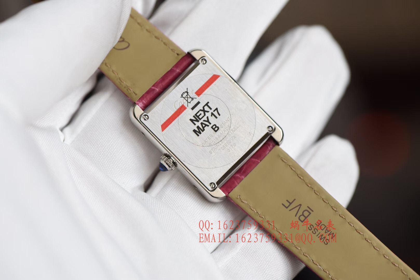 视频测评K11厂卡地亚坦克系列 W5200000 粉面女士石英腕表 / KAD008   视频测评K11厂卡地亚坦克系列 W5200000 粉面女士石英腕表 / KAD008