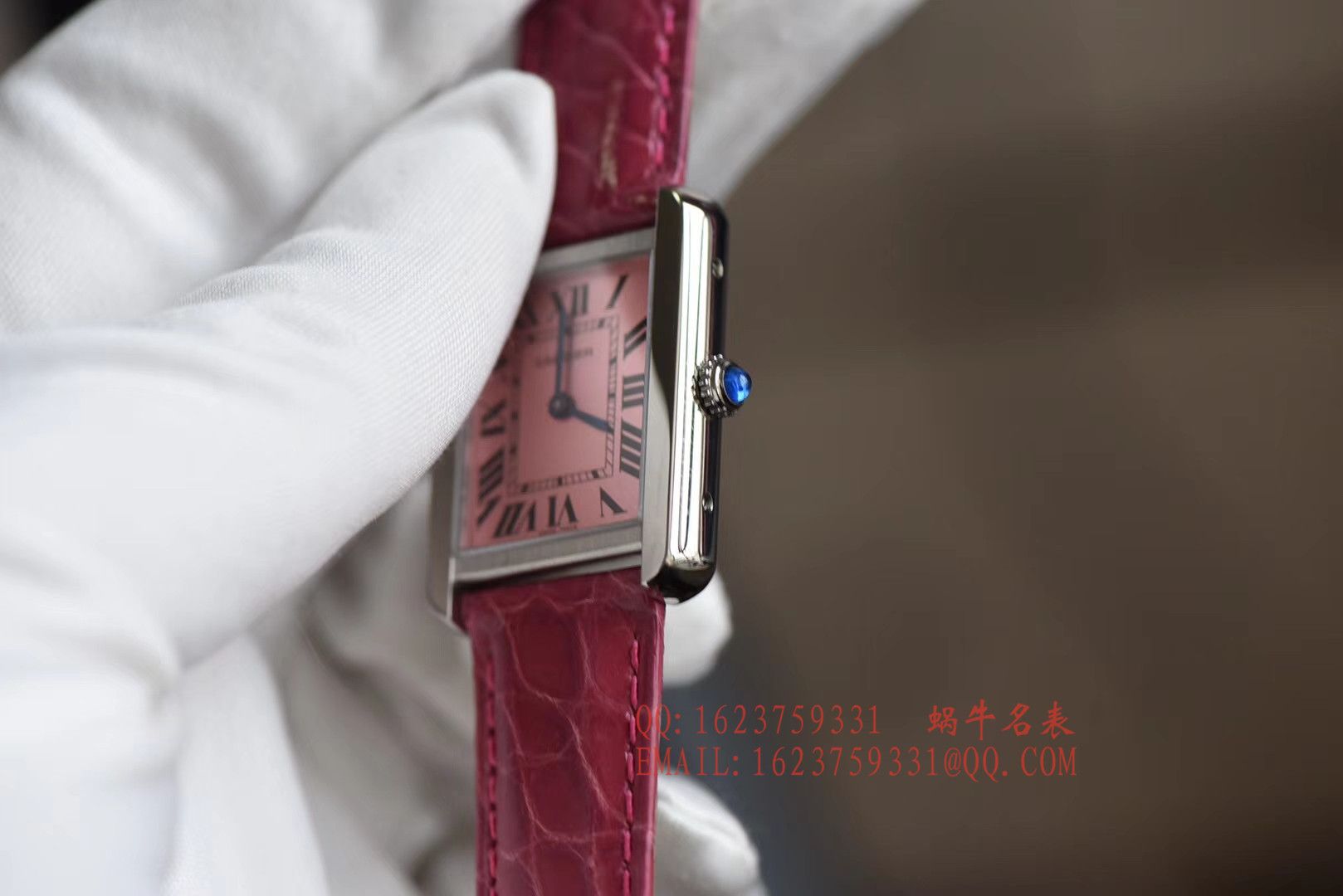 视频测评K11厂卡地亚坦克系列 W5200000 粉面女士石英腕表 / KAD008   视频测评K11厂卡地亚坦克系列 W5200000 粉面女士石英腕表 / KAD008