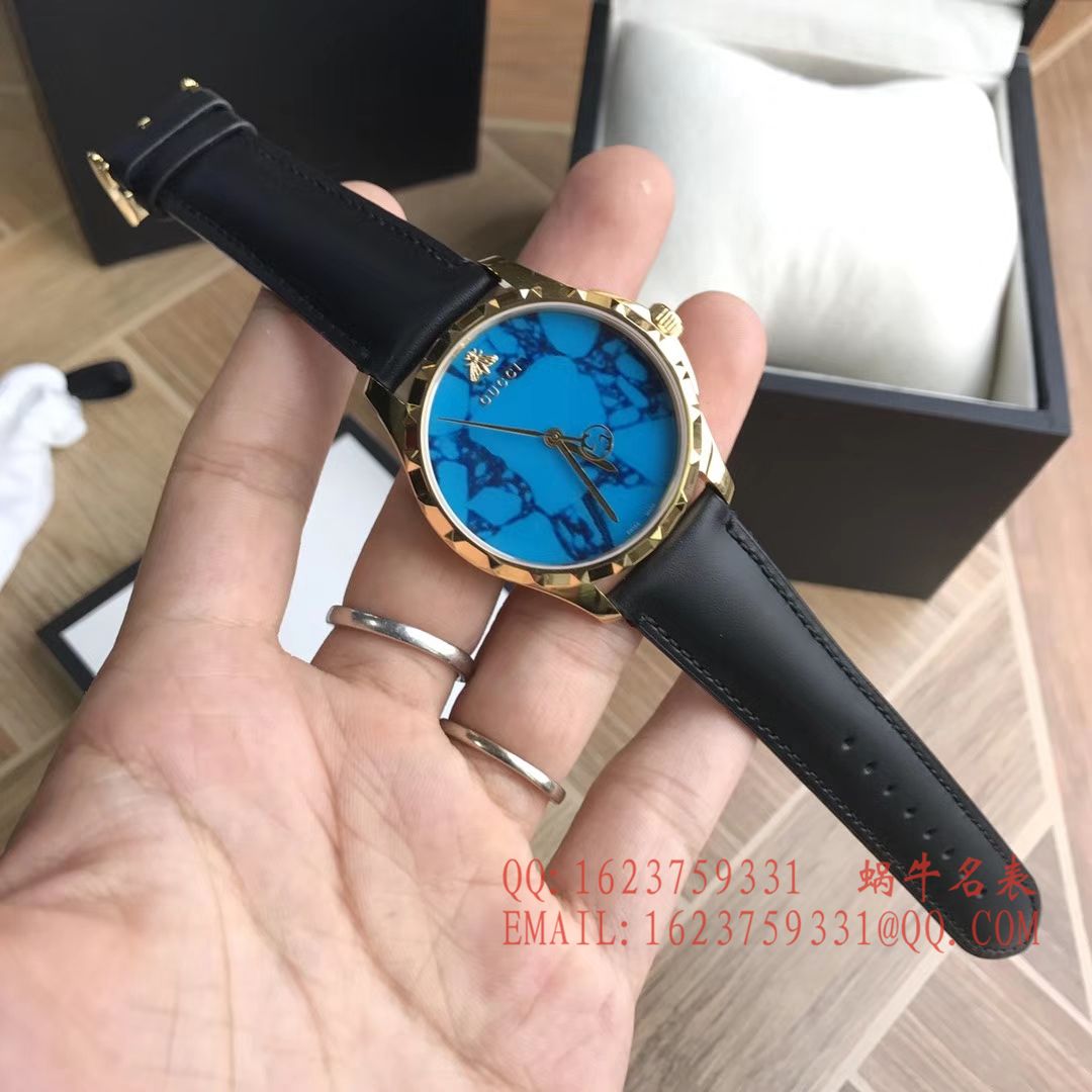   香港原单 支持专柜验货  古驰Le Marché des Merveilles Gucci小蜜蜂女士石英腕表 / GUCCI 09