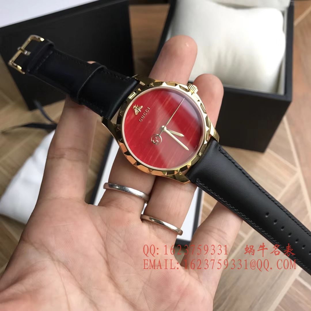   香港原单 支持专柜验货  古驰Le Marché des Merveilles Gucci小蜜蜂女士石英腕表 / GUCCI 09