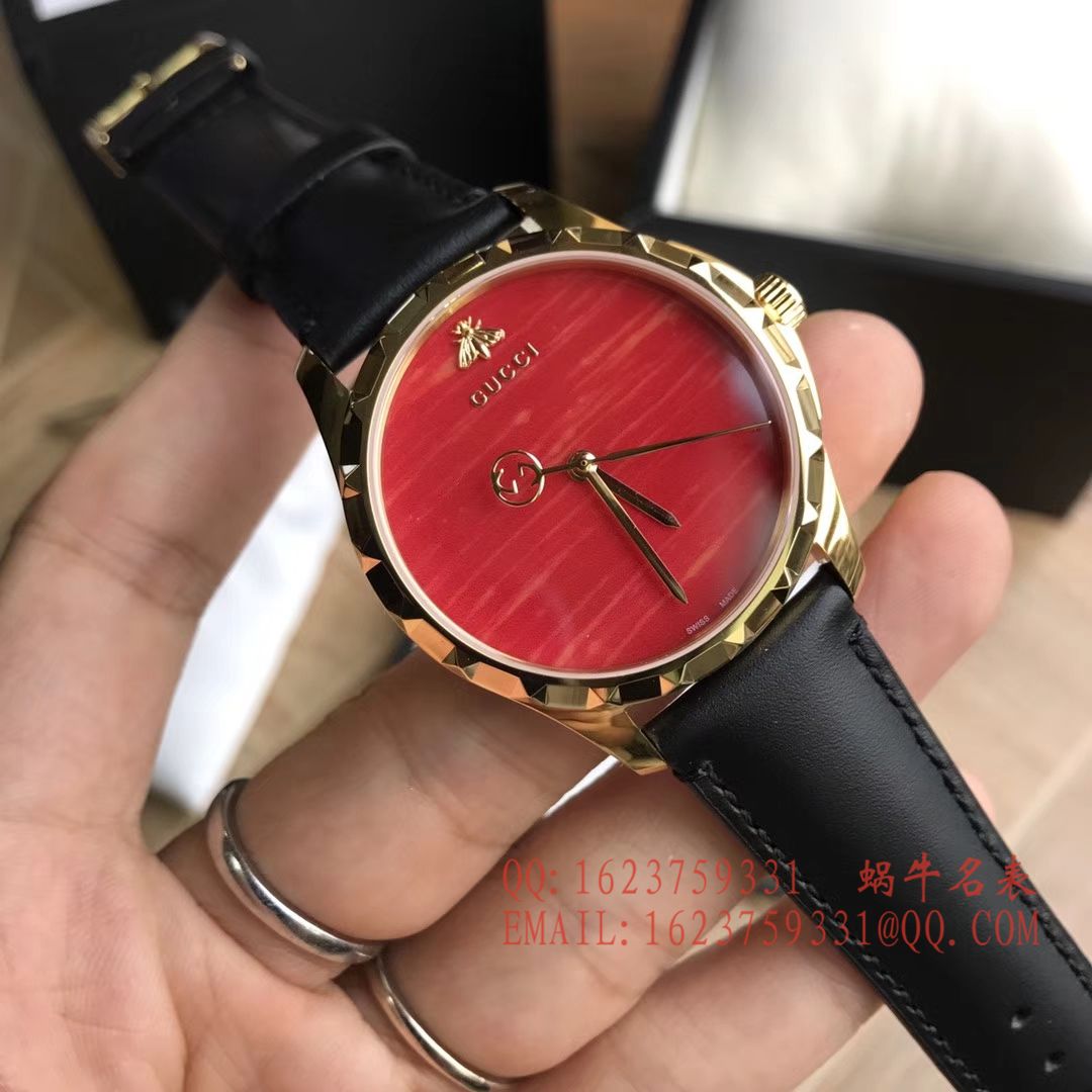   香港原单 支持专柜验货  古驰Le Marché des Merveilles Gucci小蜜蜂女士石英腕表 / GUCCI 09