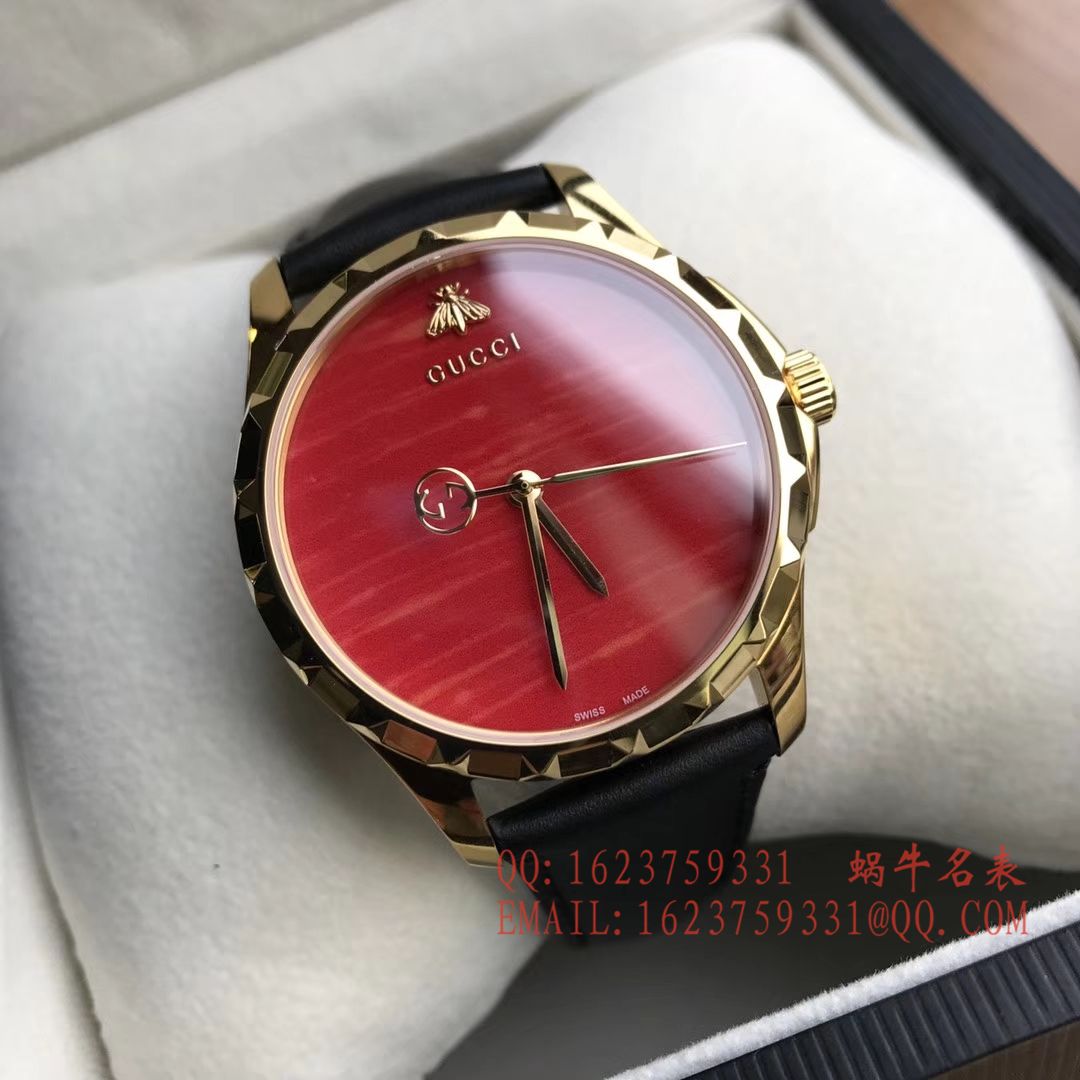   香港原单 支持专柜验货  古驰Le Marché des Merveilles Gucci小蜜蜂女士石英腕表 / GUCCI 09