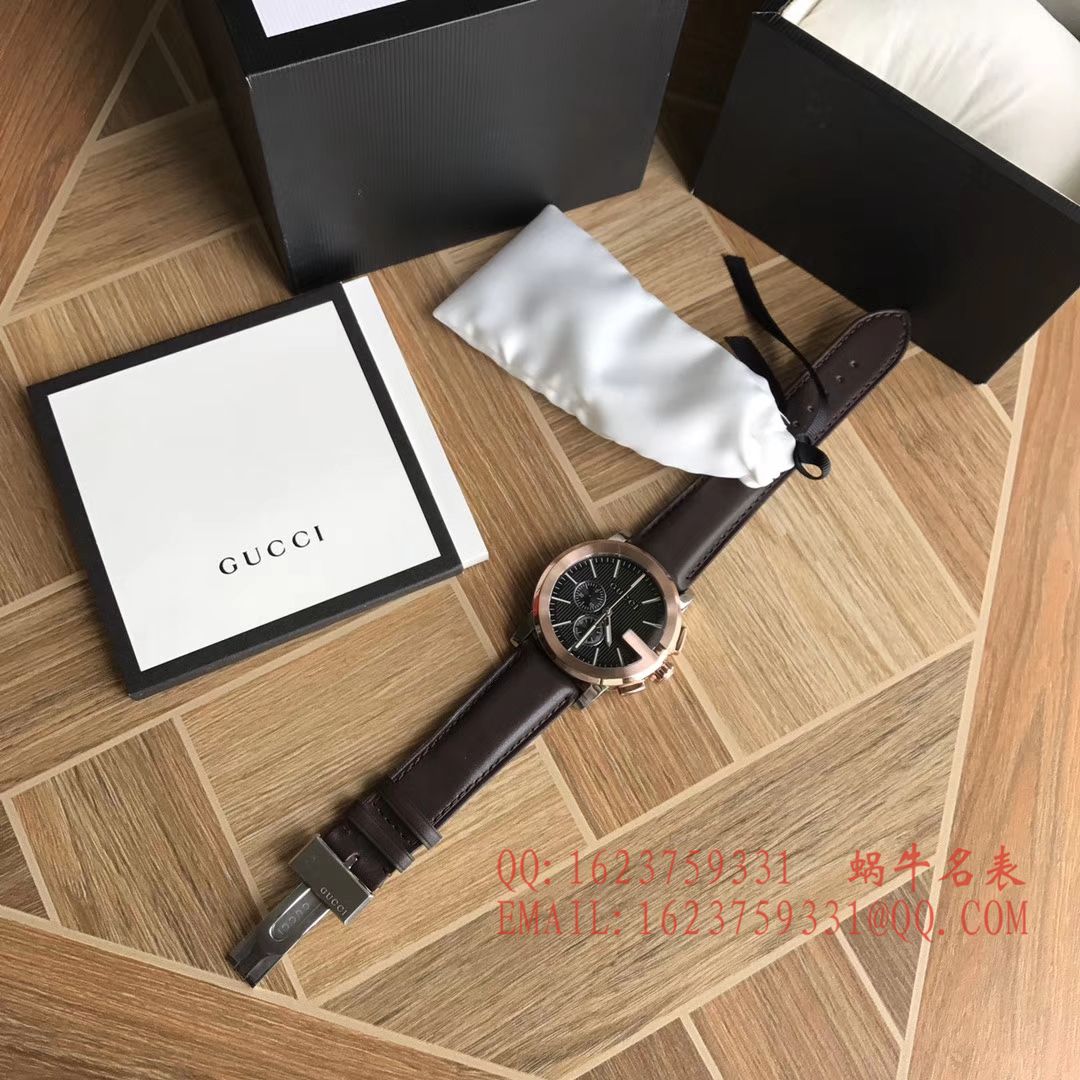   香港原单 支持专柜验货  Original. Gucci,古驰海报款石英计时男表 / GUCCI 11