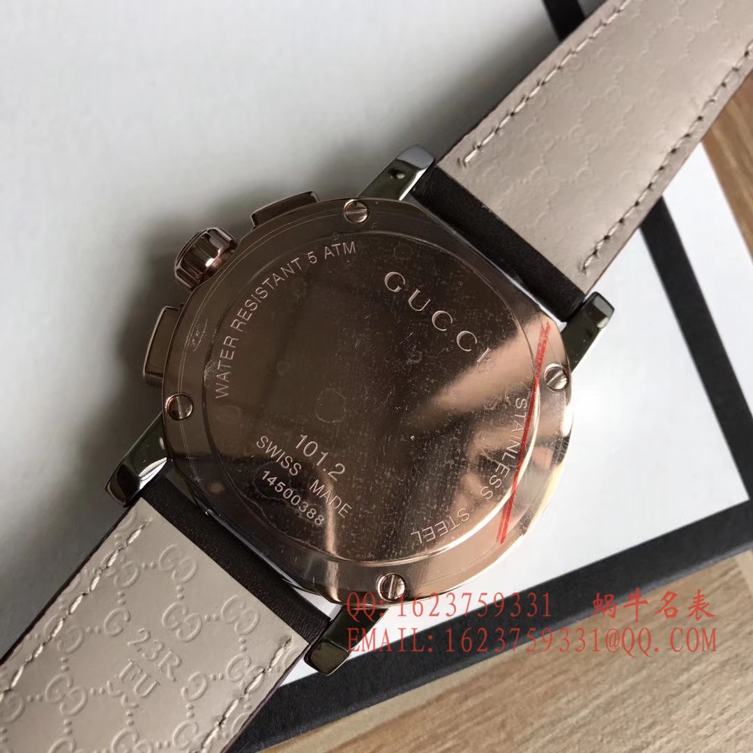   香港原单 支持专柜验货  Original. Gucci,古驰海报款石英计时男表 / GUCCI 11