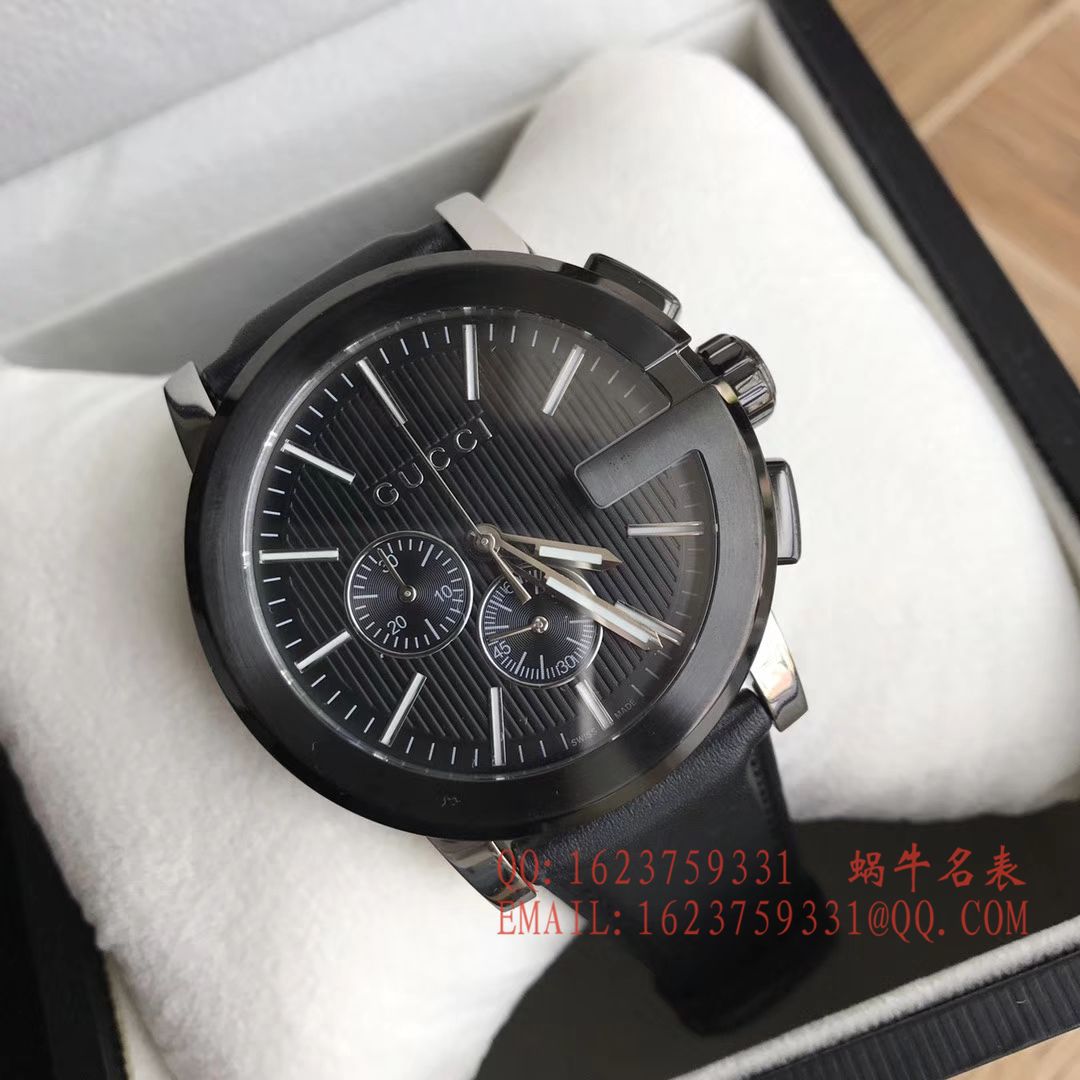   香港原单 支持专柜验货  Original. Gucci,古驰海报款石英计时男表 / GUCCI 11