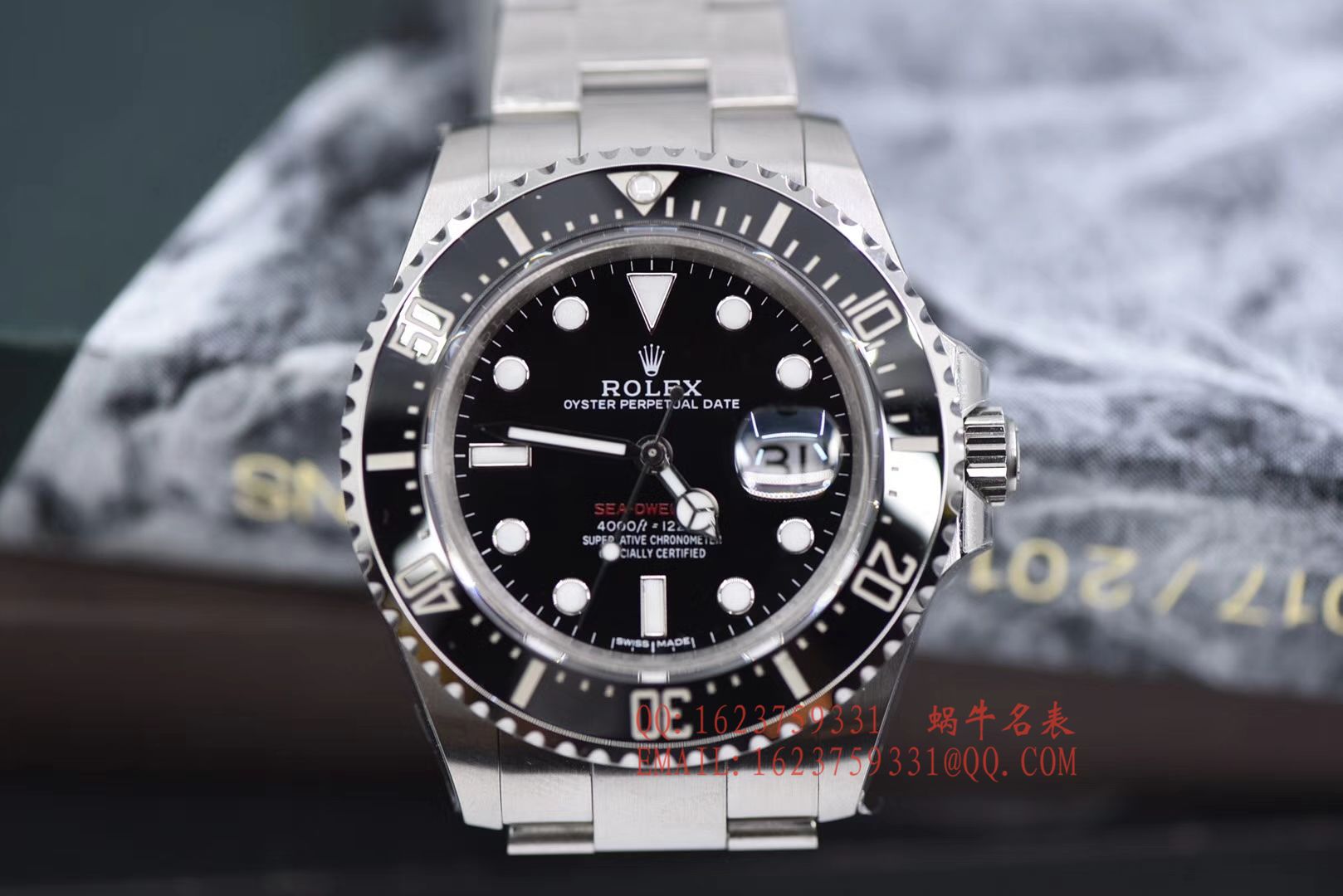   独家视频评测VR  劳力士ROLEX海使型系列Rolex Sea-Dweller 50周年  单红  126600腕表 / RBF193