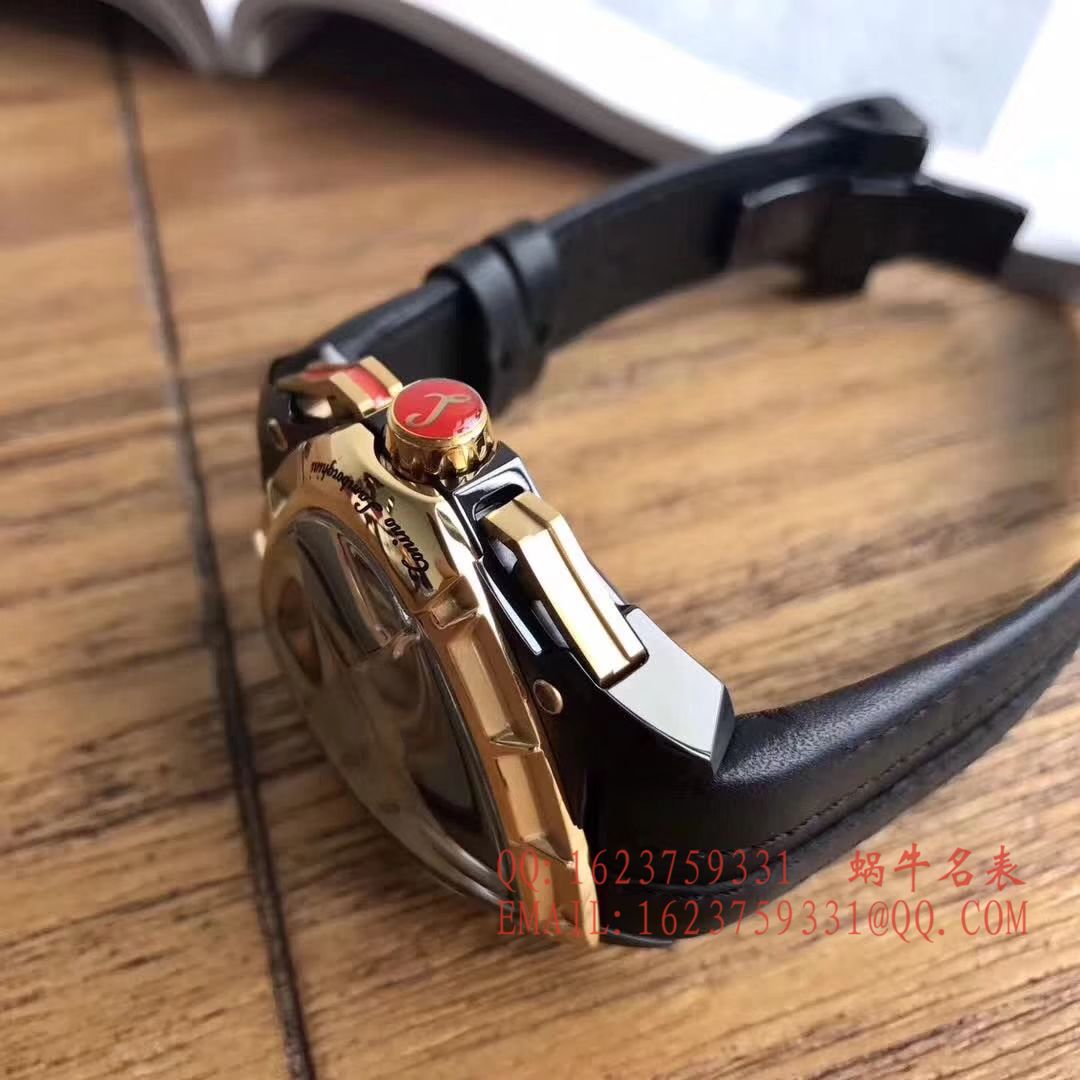  正品原单  兰博基尼 六针计时石英男表 / LB001
