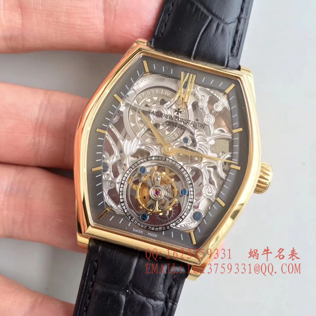   TF  江诗丹顿马耳他 MALTE镂雕陀飞轮系列30135/000R-8973、30135/000P-9842腕表 / JS123