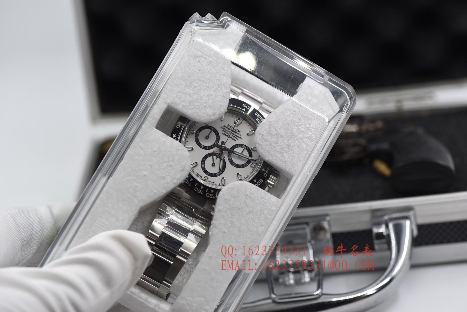   AR  劳力士宇宙计型迪通拿系列116500LN-78590白盘腕表《熊猫迪通拿》 / RBI022